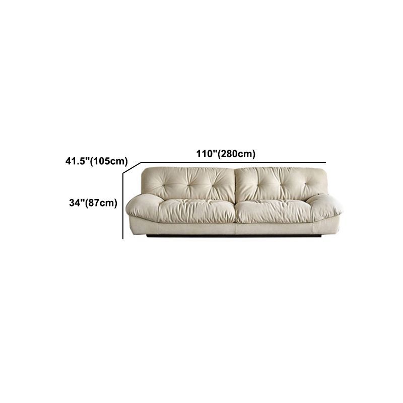 Tufted Standard Sofa 41.33" D x 34.25" H Armless Sofa for Living Room