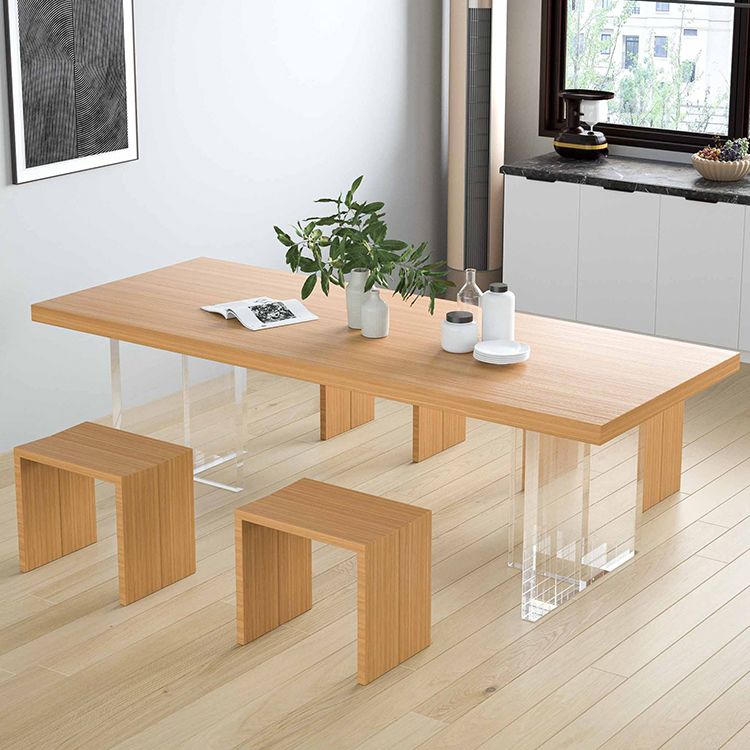 1/5 Pieces Dining Set Modern Sintered Stone Dining Table Set for Kitchen