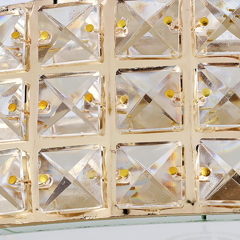 Modern Crystal Style Flush Mount Light Simplicity LED Ceiling Lamp for Bedroom