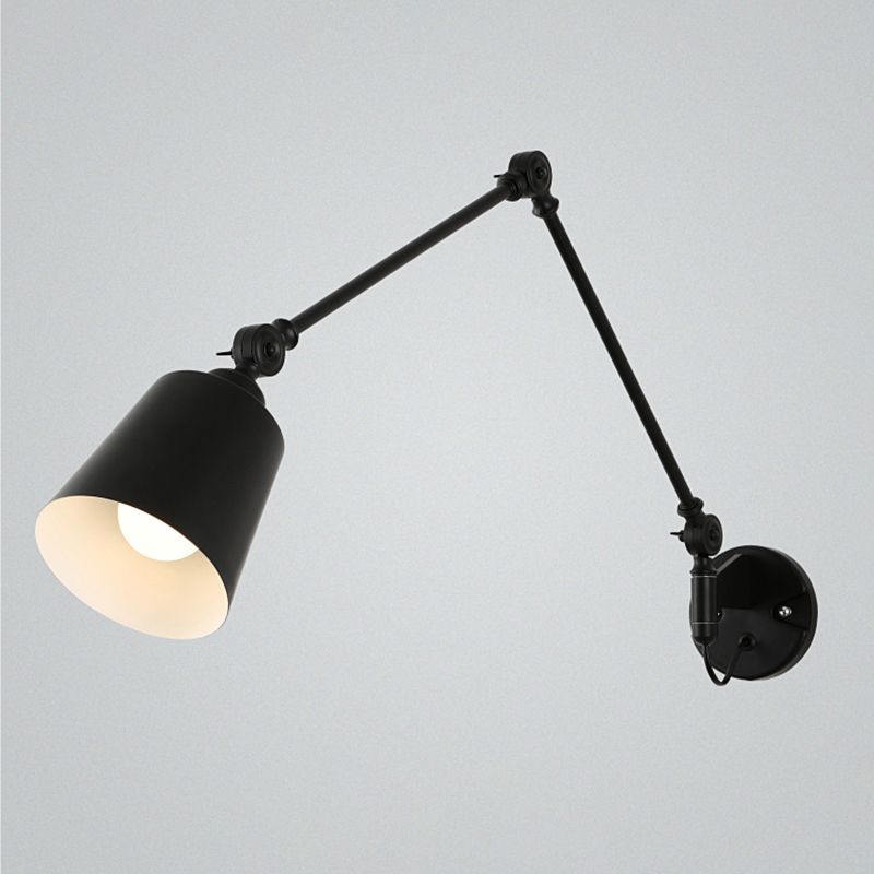 1 Éclair de mur à bras swing léger léger Laut en métal de style moderne