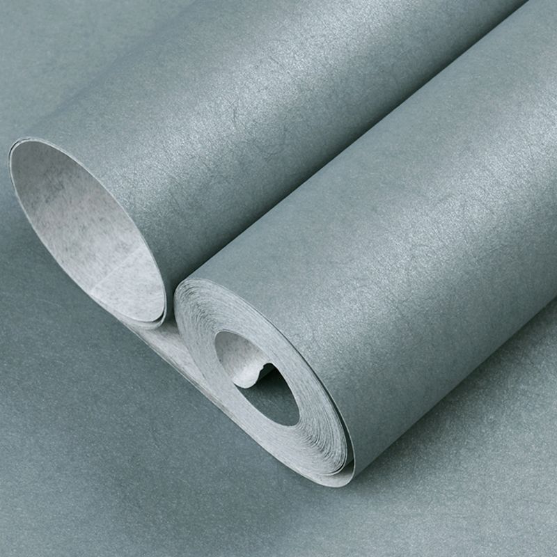 Minimalism Solid Wallpaper Light-Blue Unpasted Wall Decoration for Bedroom, Size Optional
