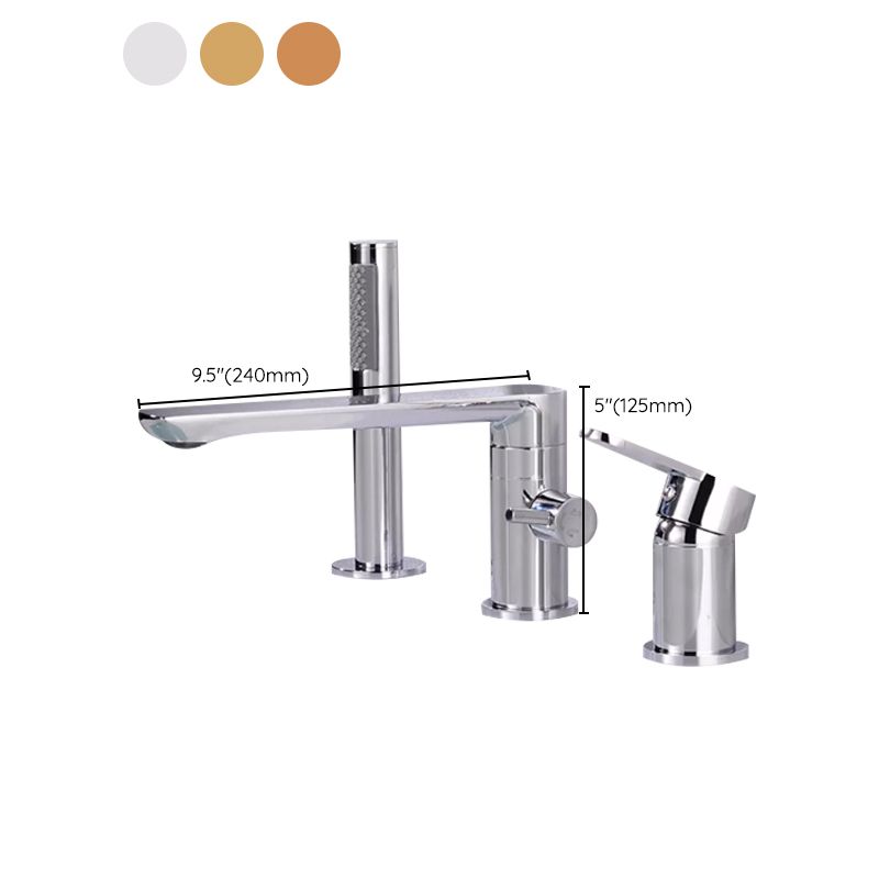 Bathroom Faucet Rod Handle Temperature Control Bathtub Faucet