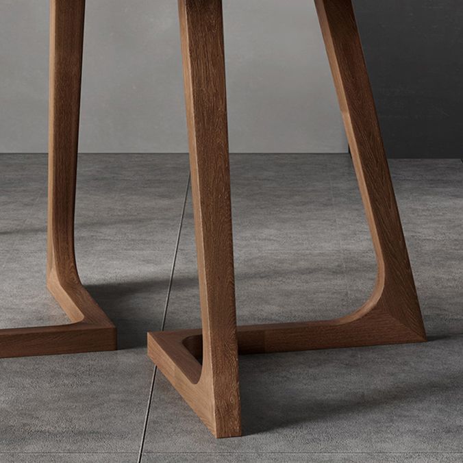 Round Dining Table Set 1/2/3/5 Pcs Solid Wood Dining Table and Chairs