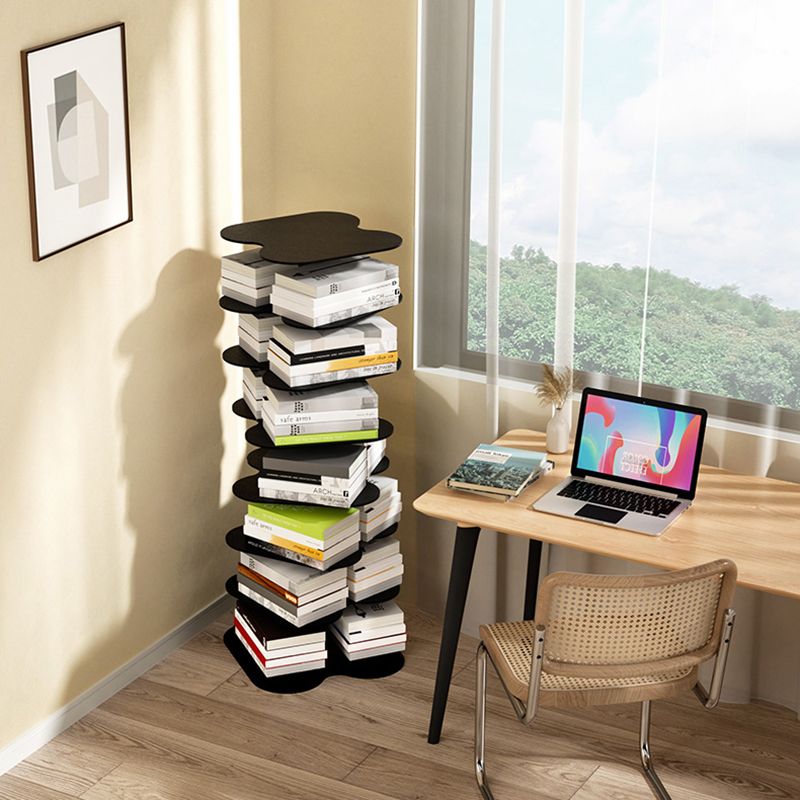 Urban Open Bookcase Metal Vertical Bookshelf for Living Room