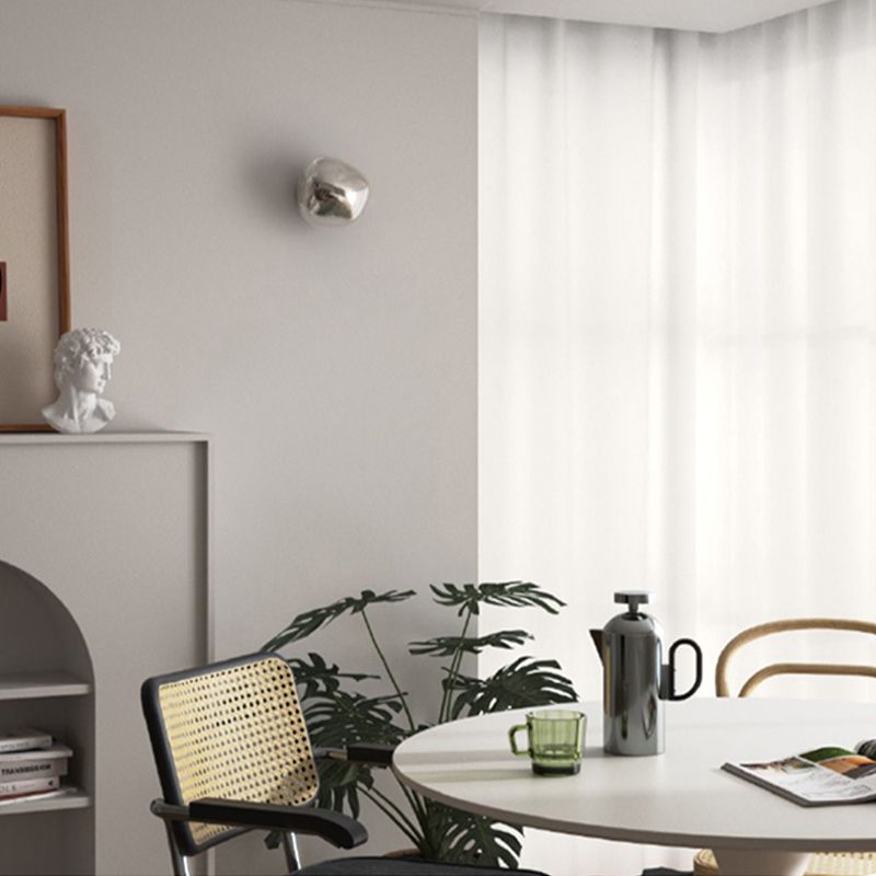 Industrial Glass Globe Shade Wall Lighting Fixtures 1-Light Wall Lamp for Living Room