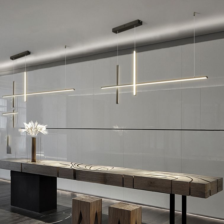 Zeitgenössische Inseln Leichte Einfachheit hängende Beleuchtung für Wohnzimmer