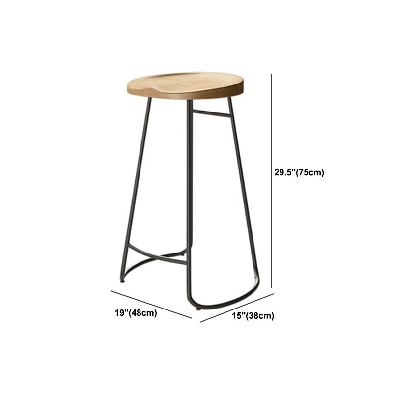 Modern 1/7 Pieces Bar Table Set Rectangle Pine Wood Counter Table with Stools