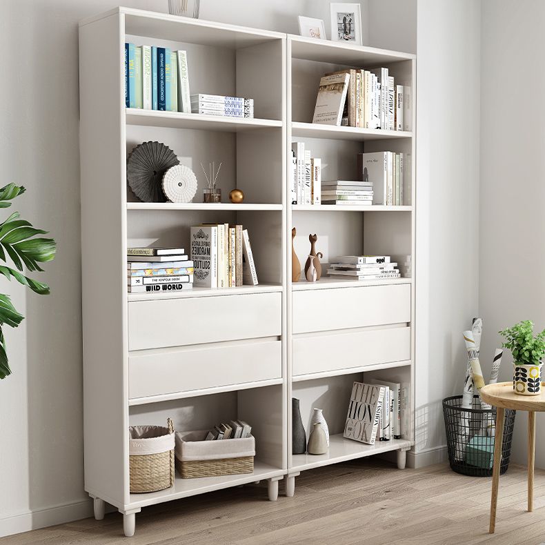 Standard Bookshelf Wooden Shelf Bookcase, 23.62" L x 11.81" W x 66.93" H