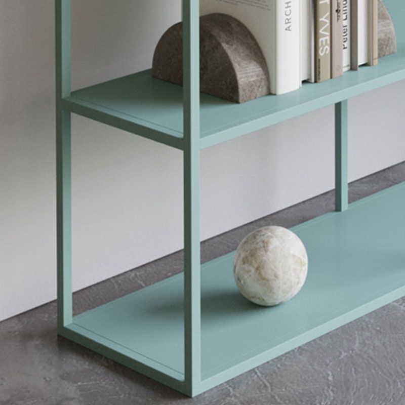 Open Back Modern Style Bookcase Metal Bookshelf for Home Office