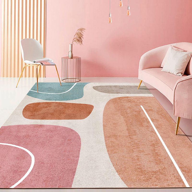 Alfombra de color naranja fresca alfombra de color naranja alfombra sin deslizamiento para sala de estar para sala de estar