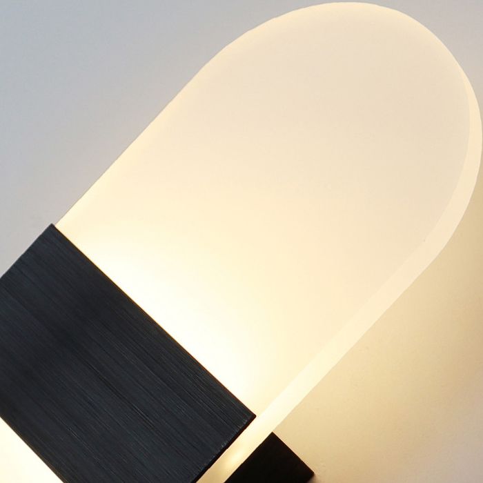 Iluminación moderna de pared LED Iluminación minimalista de pared con sombra acrílica para pasillo