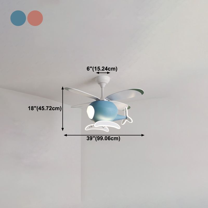 Forme d'avion Ventilateurs de plafond métal