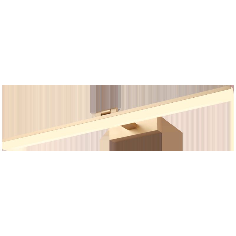 Hedendaagse spiegel LED -muurlichtwagentjes met acrylschaduw voor badkamer