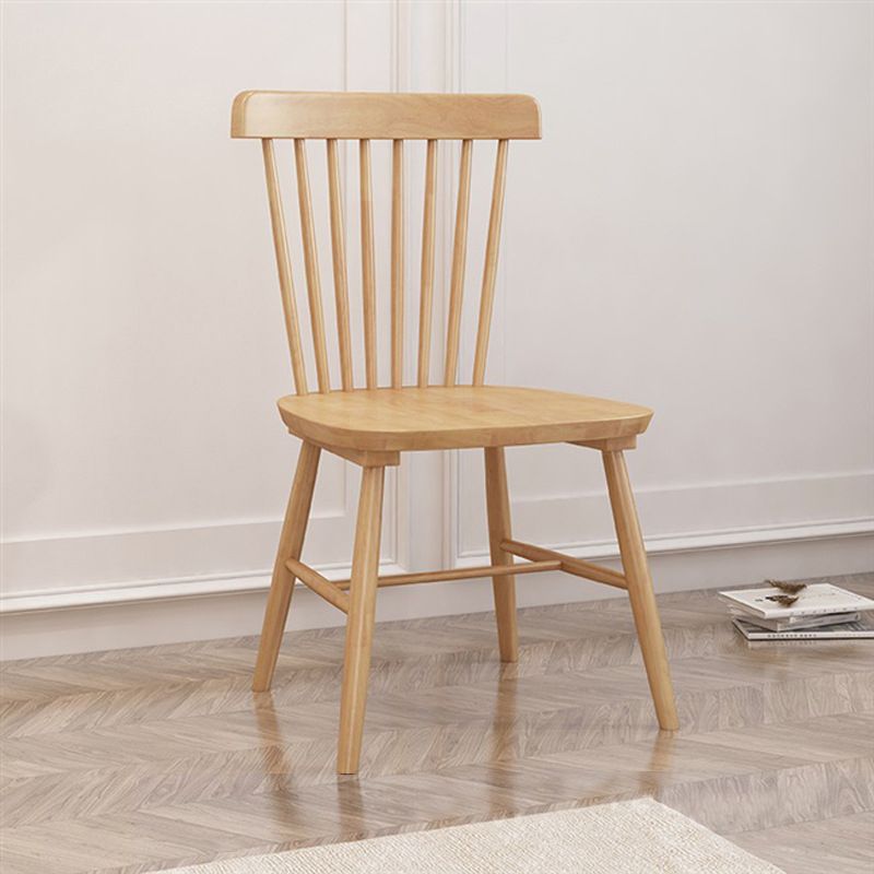 Traditional Side Chair Wood Slat Back Dining Room Chair for Home