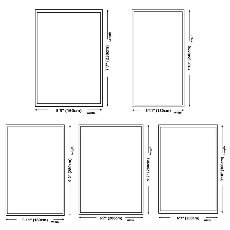 Simplicity Geometric Pattern Indoor Rug Stylish Contemporary Polyester Rug Soft Non-Slip Backing Rug for Home Decor