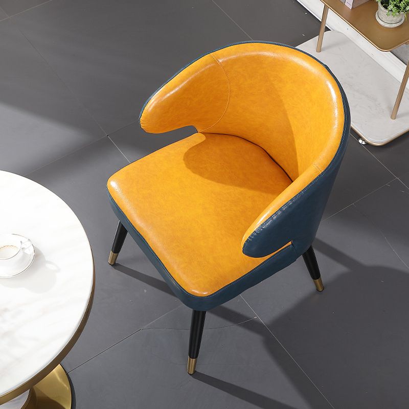 Round 1/3/4 Pieces Dining Set Glam Style Faux Marble Dining Set for Home Use