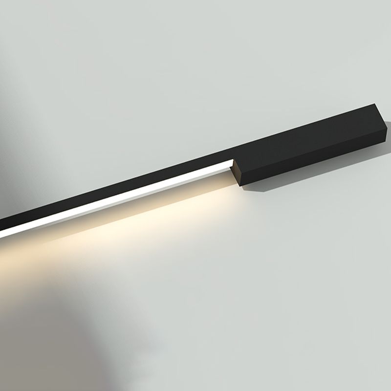 Nordic Style LED Vanity Light Iron Strip Shape Vanity Lamp for Shower Room