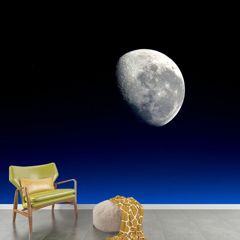 Modern Style Photography Mural Wallpaper Moon Indoor Wall Mural