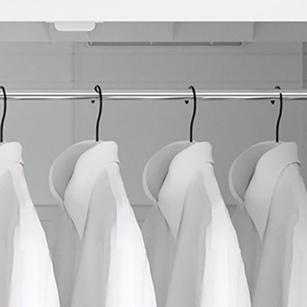 Hinged Wardrobe Cabinet with Legs Plastic Wardrobe Closet for Home