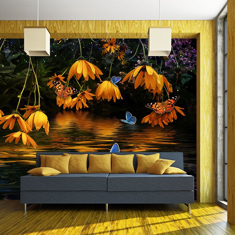 Environmental Wall Mural Wallpaper Plant Living Room Wall Mural