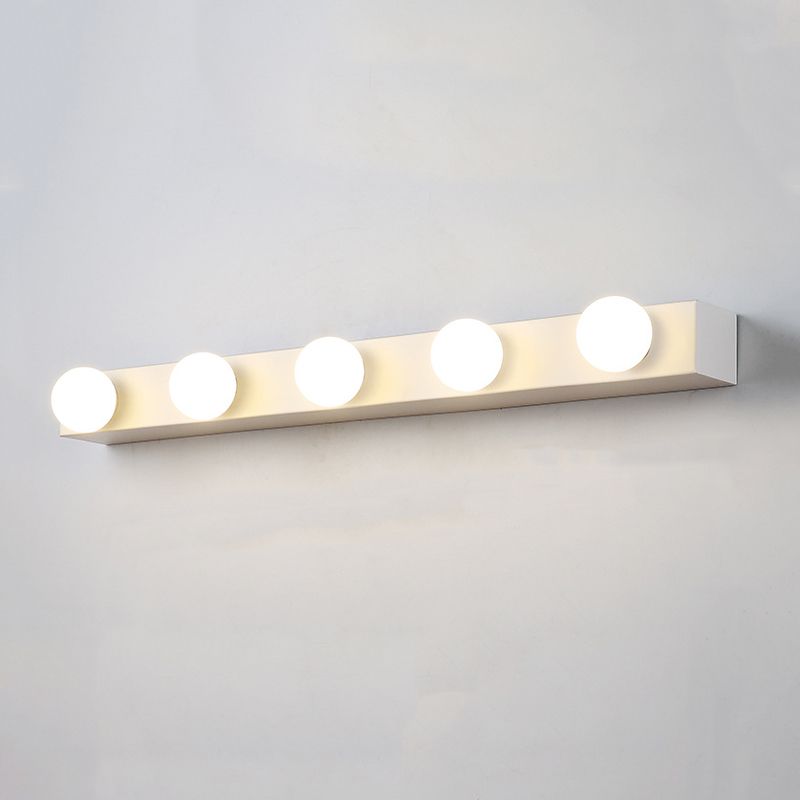 Metal Geometric Bath Light Contemporary Style Multi Lights Vanity Light Fixture