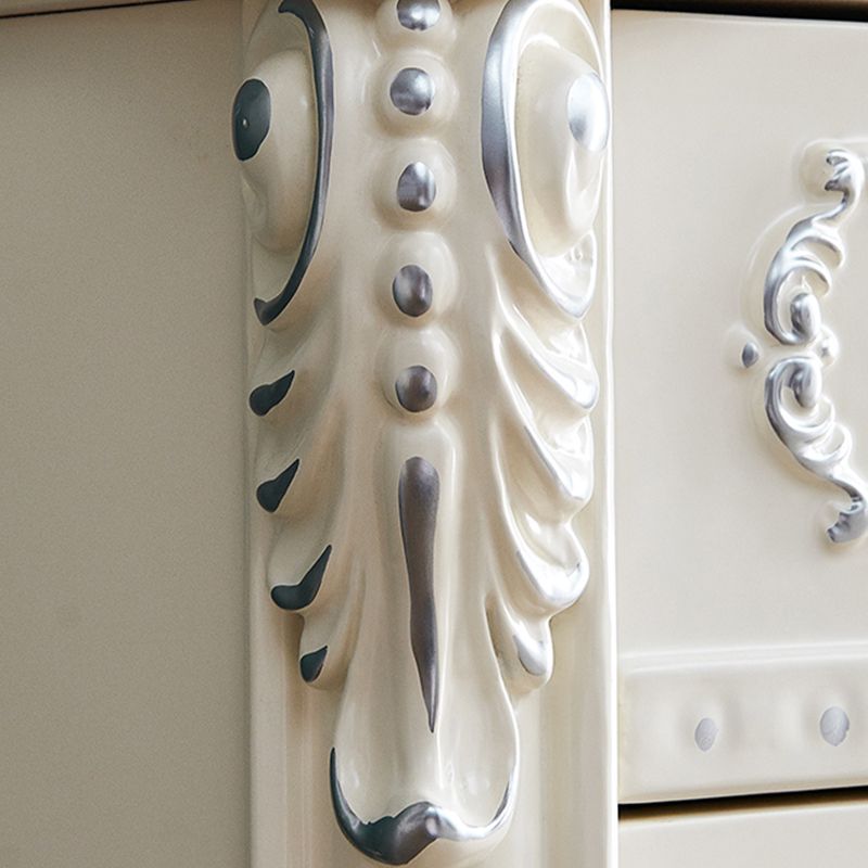 Traditional Storage Chest Dresser Solid Wood Dresser for Home