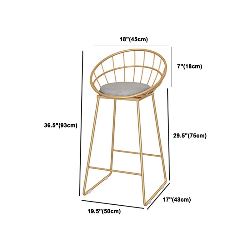 Glam White and Gold Table and Stool Set 1/2/3 Pieces Storage Counter Height Set