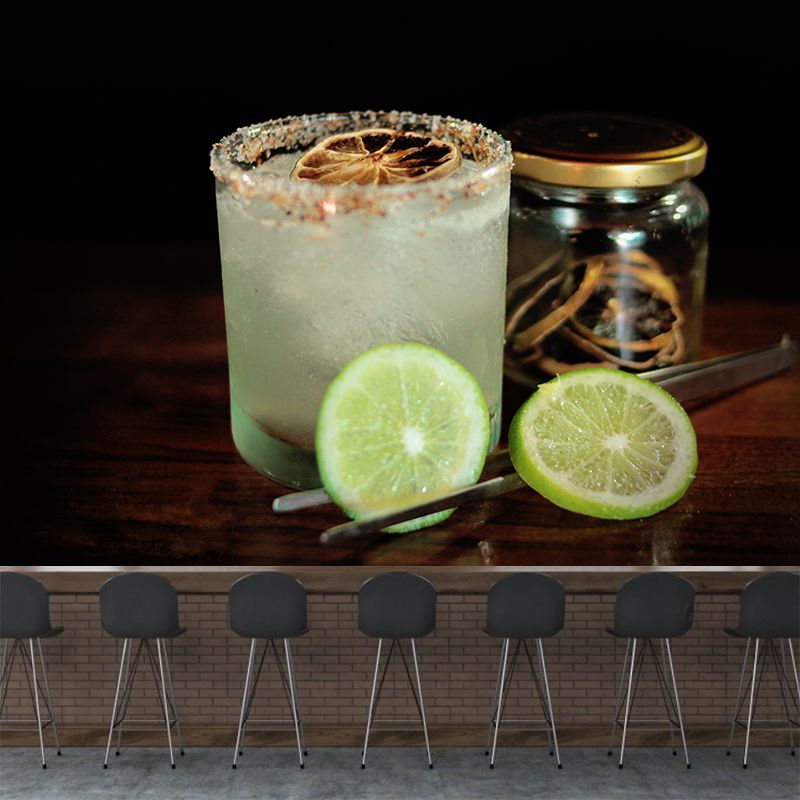 Cocktail Mural Wallpaper Unique Decorative Restaurant Wall Art, Custom Size Available