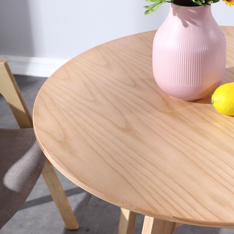 Solid Wood Dining Table Contemporary Style Dining Site Table with 4 Legs