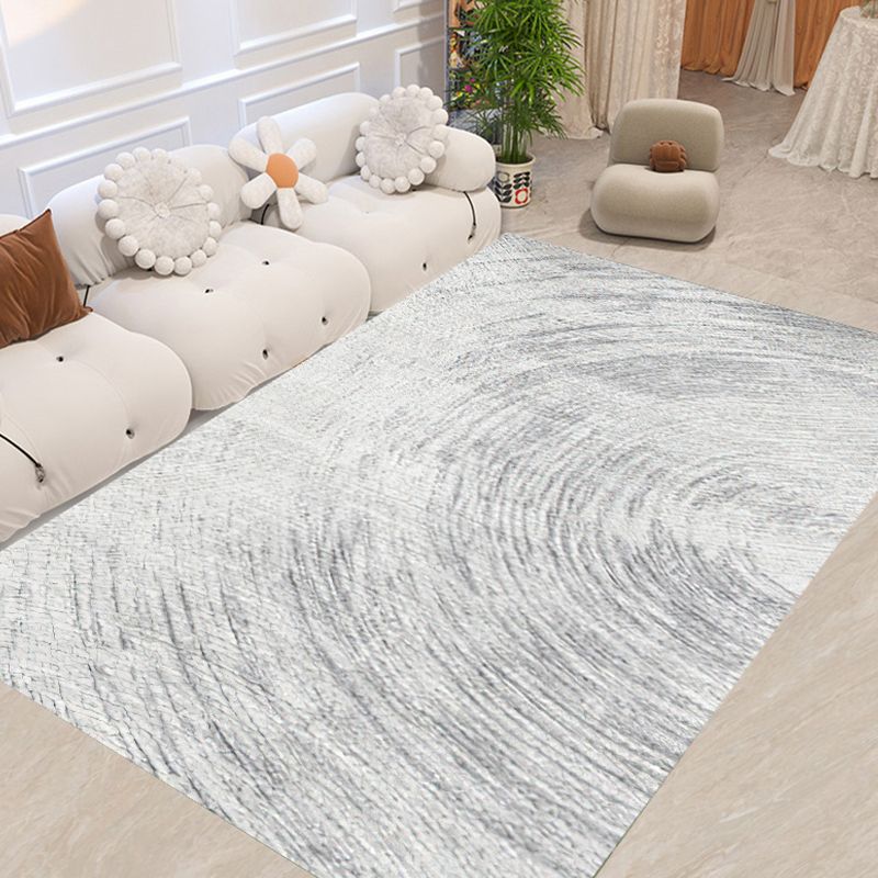 Simple Rug Modern Area Rug Polyester Easy Care Carpet for Bedroom