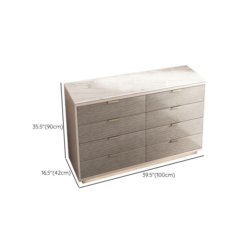 16.38-inch Width Storage Chest Modern Wooden Storage Chest Dresser