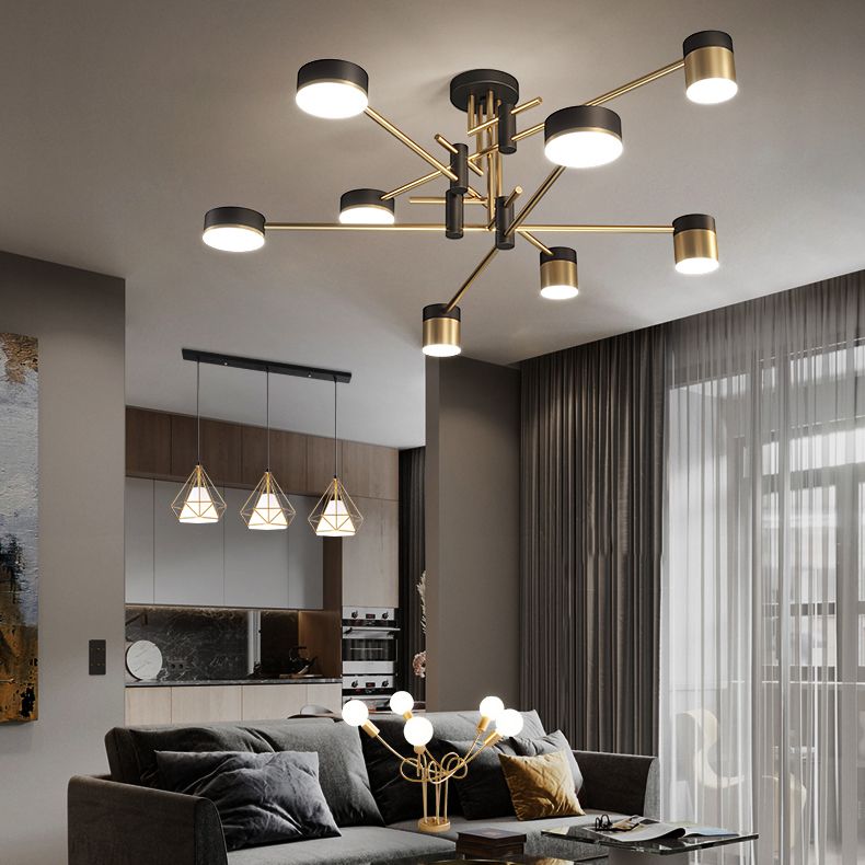 Lampada a sospensione in stile postmoderno a LED Nordic LEDELIER per soggiorno