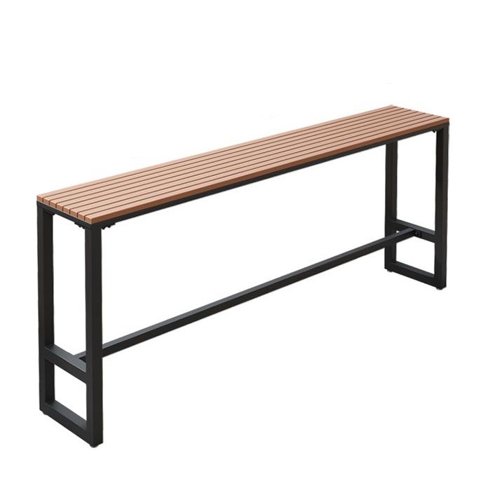 Luxurious Rectangle Wooden Bar Table Set 1/5 Pieces Counter Table with High Stools