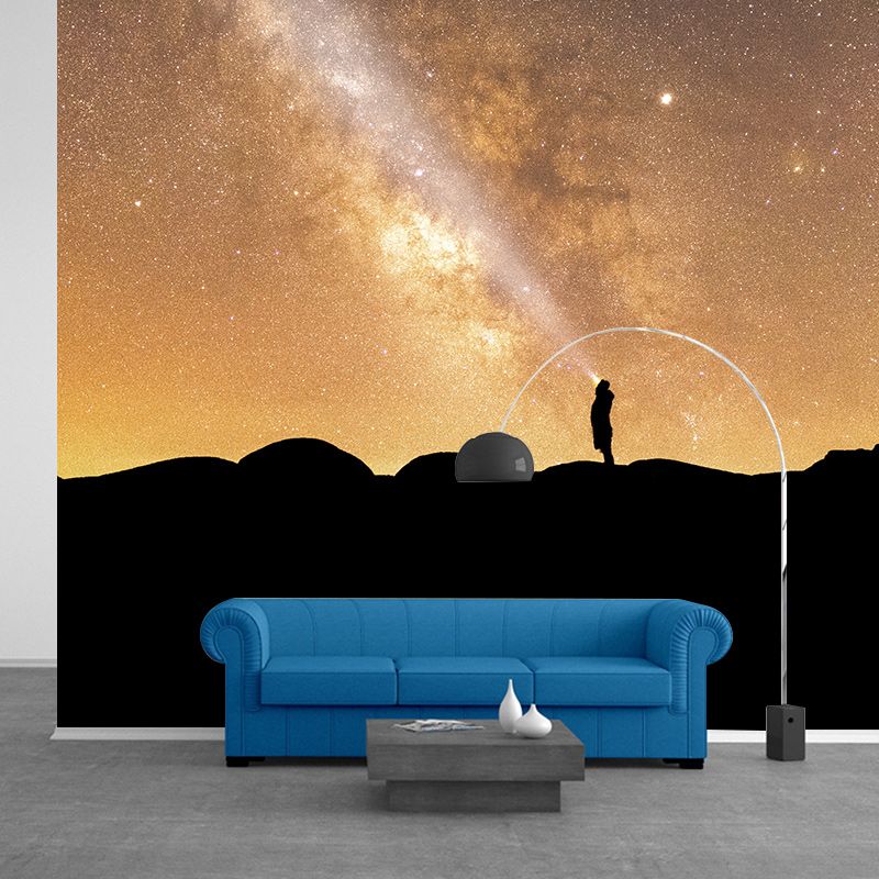 Washable Photography Mural Wallpaper Starry Sky Indoor Wall Mural