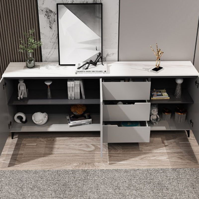 15.6-inch Width Contemporary Storage Chest Stone Dresser with 3 Drawers