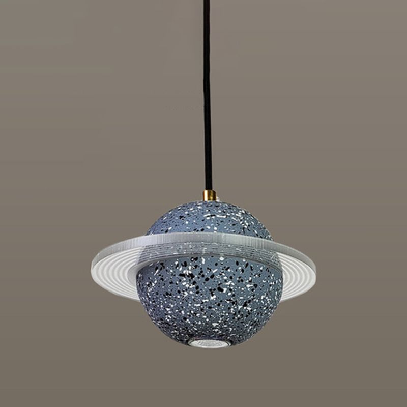 Modern Style Spherical Shape Pendant Lighting Cement Pendant Light for Bedroom