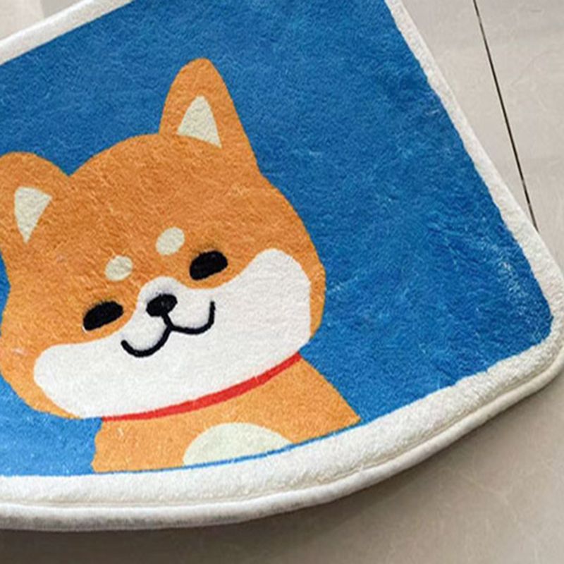 Pink Simple Carpet Polyester Color Lump Carpet Non-Slip Backing Carpet for Living Room