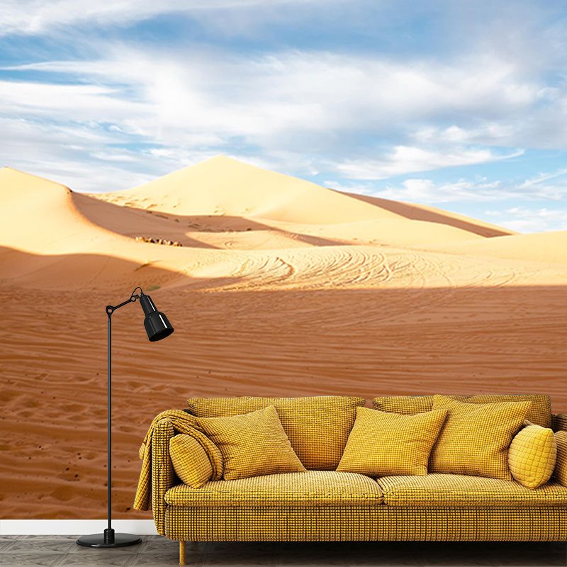 Customized Mural Wallpaper Modern Desert Mildew Resistant Wall Decor