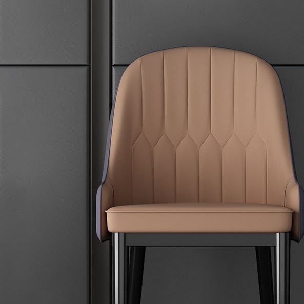 Sedia in fico in fico glam sedia da pranzo parsons per casa con gambe nere