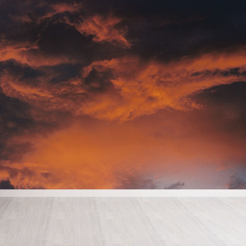 Photography Stain Resistant Mural Wallpaper Beautiful Sky Living Room Wall Mural