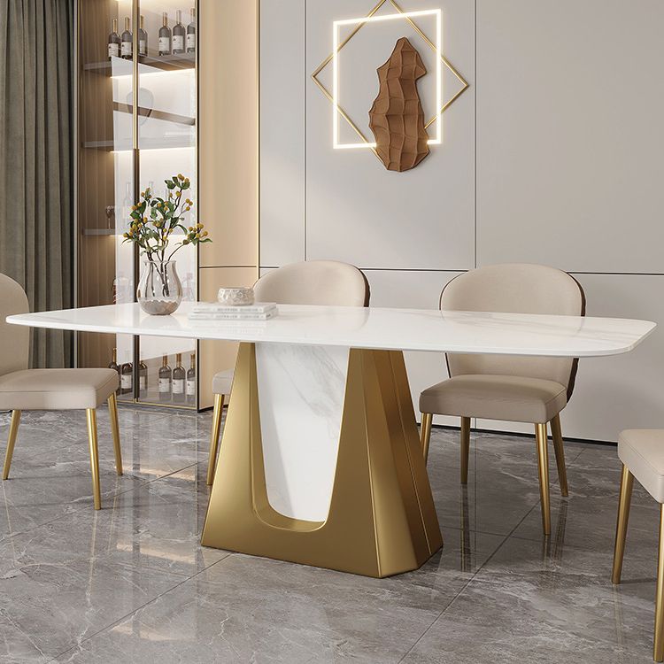 Modern 1/3/4/5/7 Pcs Dining Chairs Set Sintered Stone Dining Room Set