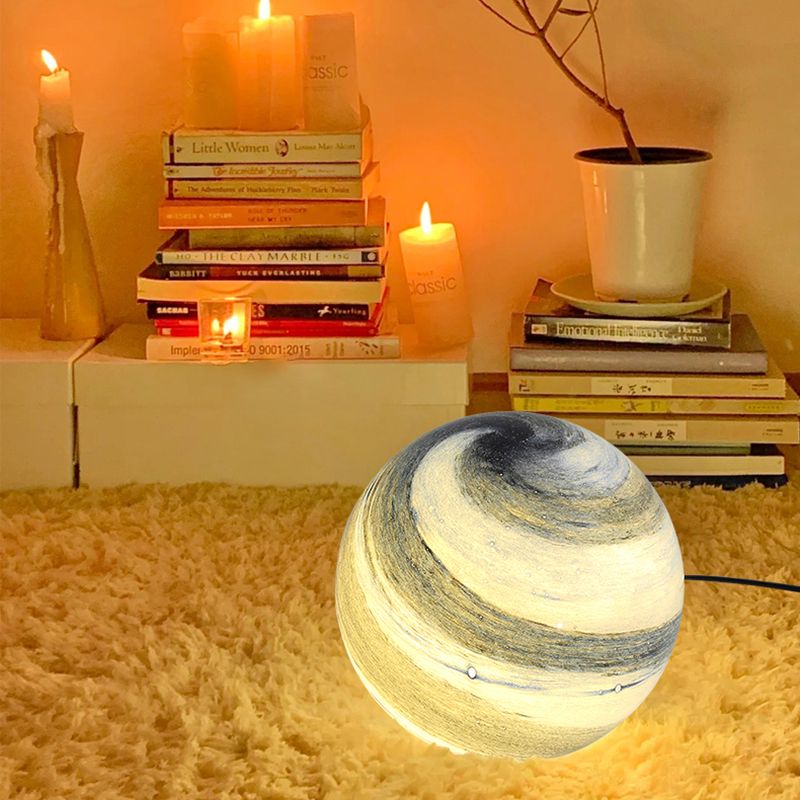 Globe Glass Table Lamp 1 Licht Moderne Simplicity Style Night Light voor slaapkamer