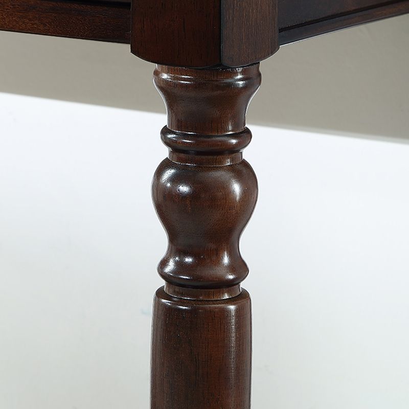 55.1"height Brown/ White Wood Makeup Vanity with Drawers and Mirror