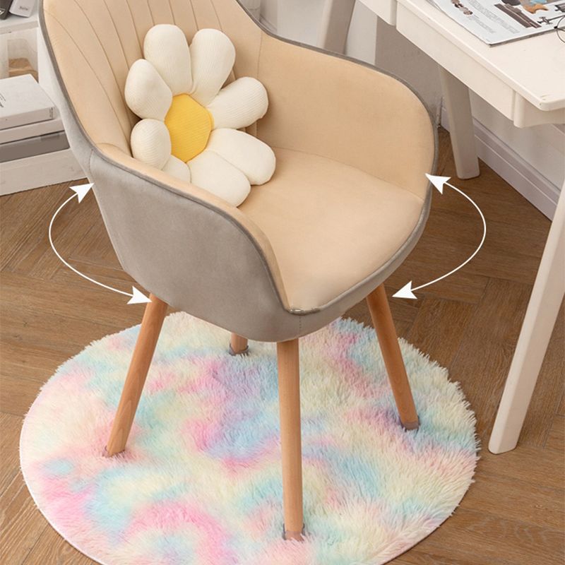 Contemporary Ergonomic Office Chair No Arm Desk Chair for Office