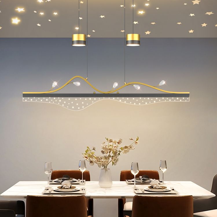 Contemporary Style Cylinder Island Lighting Metal Island Lighting Fixtures