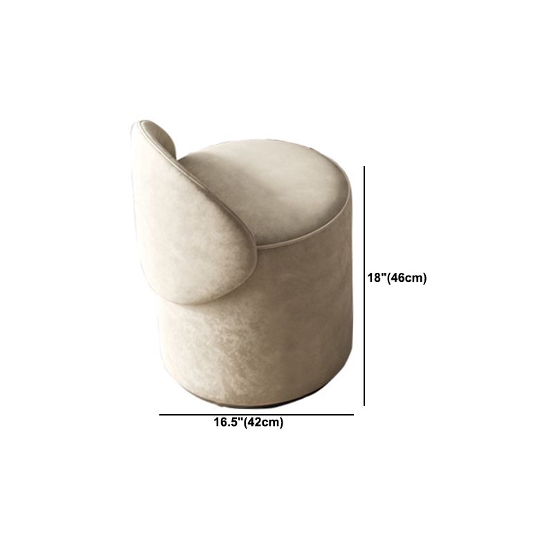 2 Drawers Makeup Table with Stool Stone Vanity Desk for Women - 15.75" D