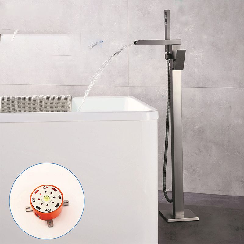 Modern Bathroom Faucet Floor Standing Handheld Shower Head Faucet