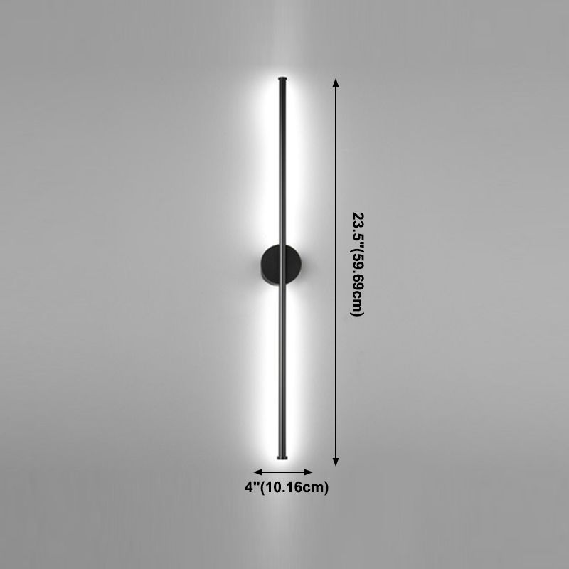 1 Light Linear Wall Sconces Modern Style Metal Wall Mounted Lamps