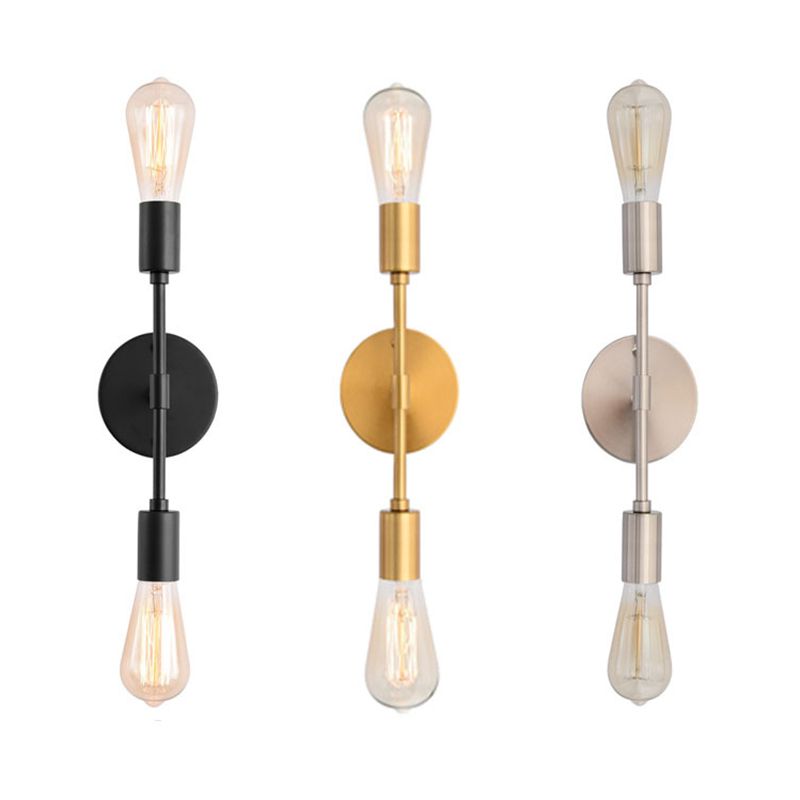 Modern 2-Light Bathroom Vanity Light Black/Golden/Nickle Bath Bar