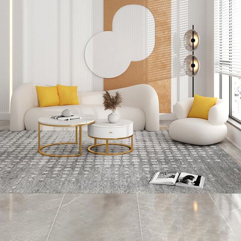 Contemporary Curved Loveseat Solid Color Tight Back Settee for Living Room